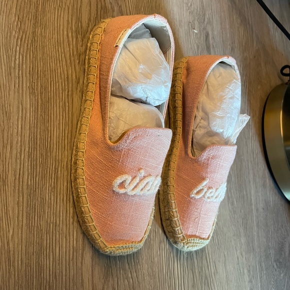 NWT (Missing Box!) Soludos Ciao Bella Platform Espadrille, Light Pink - Picture 7 of 11